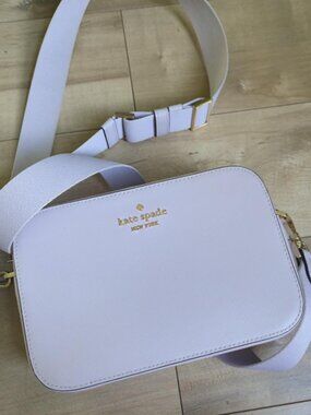 Kate Spade Madison Camera Crossbody Bag Blush Pink Saffiano Leather